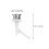 2 Pcs Toilet Button Flush Replacement Water Tank Push Buttons Rods 2