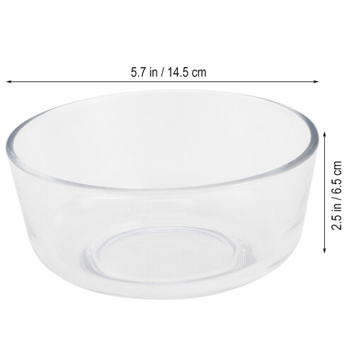 Mlins  Containers For Fruit Glass Bowl Tableware Clear Salad 1