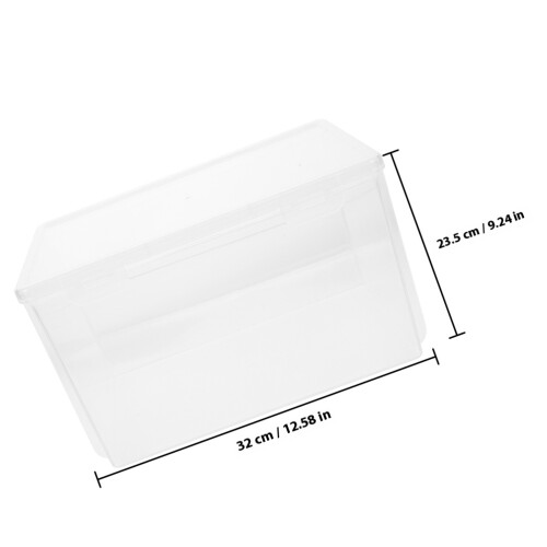 Plastic Bread Storage Container Transparent Toast Box for Home Use 1