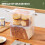 Plastic Bread Storage Container Transparent Toast Box for Home Use 9