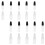20Pcs Needle Tip Glue Bottles Black Plastic Dropper Applicators 8