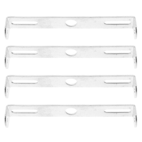 4Pcs Silver Iron Wall Light Mounting Kit Easy Install Lighting Bracket