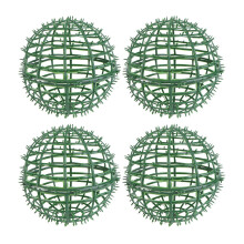 4Pcs Lightweight Plastic Flower Arrangement Rack Green for Nursery