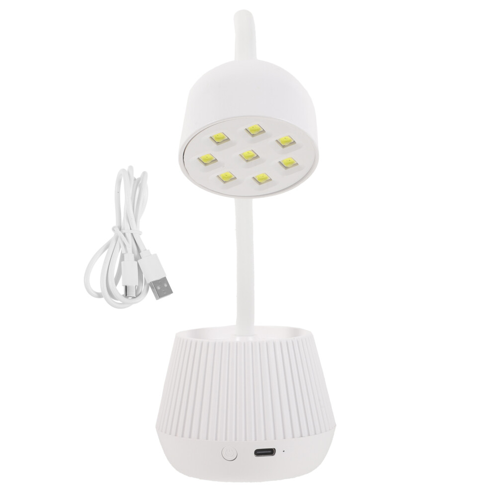 Totority Led Nail Lamp With Flexible Gooseneck For Uv Nail Drying
