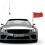 Durable Red ABS Flag Pole Bracket Base for Car with Suction Mount 4