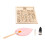 1 Set Typography Child Instrument Manual Wood 1