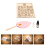 1 Set Typography Child Instrument Manual Wood 3