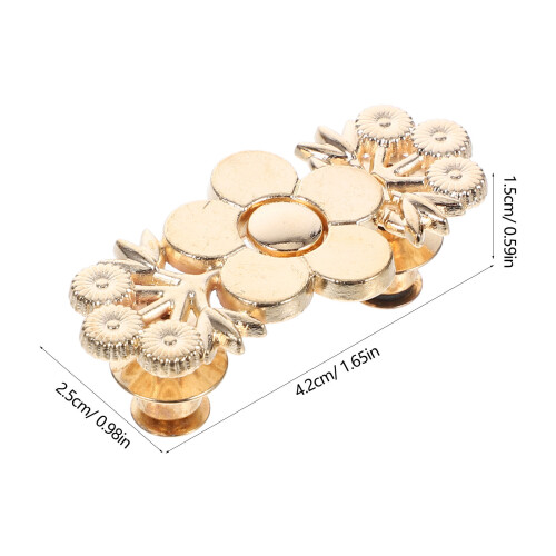 4 Pcs Jeans Extender Waist Button Nailless Buttons Work Miss 1