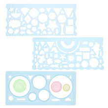 Raindrops Half-Palm Multifunctional Ruler Student Pupils