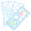 Raindrops Half-Palm Multifunctional Ruler Student Pupils 3