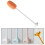1Pièces Brosse À Biberon Long Manche Plastique Éponge Orange 11
