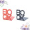 4Pcs Assorted Color Metal Bookends Simple Design for Office and Home 6
