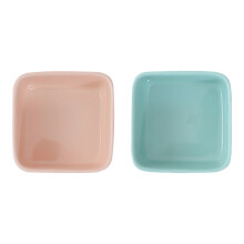2Pcs Ceramic Hamster Bowls Multi-Function Reusable Household Feeders