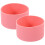 2Pcs Pink Silicone Sleeve Bottle Boots Durable Insulating Cup Covers 7