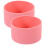 2Pcs Pink Silicone Sleeve Bottle Boots Durable Insulating Cup Covers 3