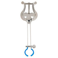 1Pc Stable Silver Music Stand Rack Iron Portable Music Score Holder