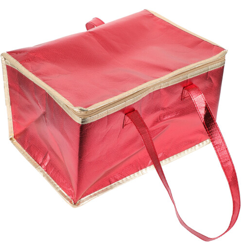Take Out Warm Bag Decorative Food Bag Red 1pack 2