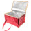 Take Out Warm Bag Decorative Food Bag Red 1pack 5