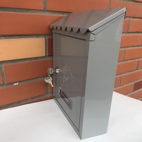 Box Outdoor Decor Metal With Lock Tinplate 1