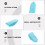 2 Irregular Turquoise Delicate Fish Tank Natural Stone 8