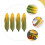 4Pcs Lifelike Artificial Corn Models Multi-Color Plastic Kitchen Decor 6