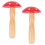 4Pcs Red Wood Darning Mushroom DIY Tool Lightweight Sewing Accessory 11
