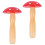 4Pcs Red Wood Darning Mushroom DIY Tool Lightweight Sewing Accessory 9