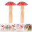 4Pcs Red Wood Darning Mushroom DIY Tool Lightweight Sewing Accessory 8
