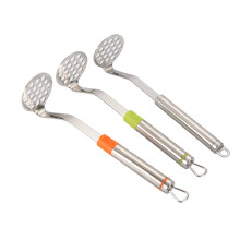 2Pcs Manual Stainless Steel Potato Press Crusher Masher Kitchen Gadget