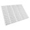 4 Sheets Adhesive Number Work Man 2.70x2.10x0.10cm White 9