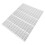 4 Sheets Adhesive Number Work Man 2.70x2.10x0.10cm White 11