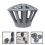 Wynbing Cast Iron Rain Gutter Guard Strainer Drainage Grey 2