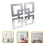 Art Legno Effetto Specchio Argento Stile Rustico 9