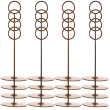 12 Pcs Table Numbers Home Decor Centerpieces For Office Golden