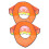 2Pcs Orange Hard Hat Sun Shades Full Brim Visor with Reflective Strips 5