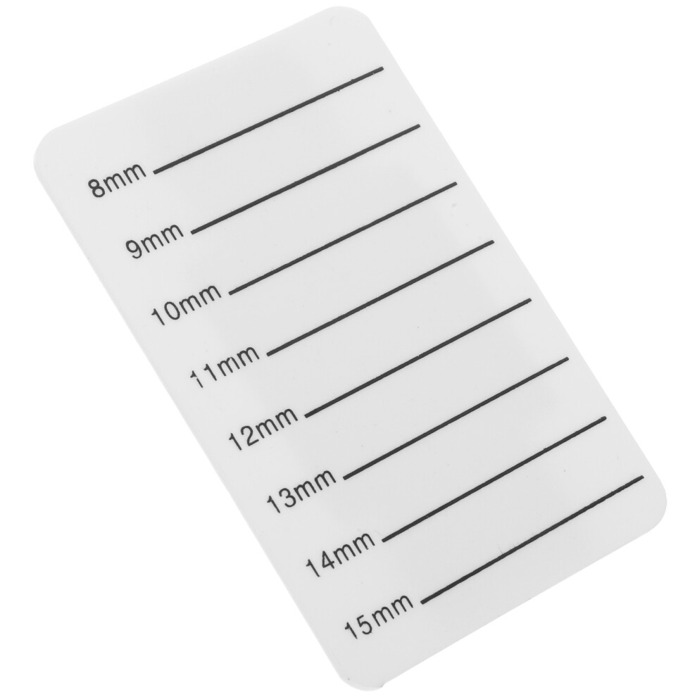 Ohphcall White Acrylic Lash Tray For Eyelash Extension Storage And Display