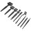 9Pcs Mini Plastic Keyboard Dust Brush Set for Electronics Cleaning 5