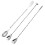 3 Pcs Multi Spoon Household Cocktail Stirrer Long Mixing 1