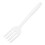 White Reusable Silicone Fork Practical Kitchen Cooking Tool 10