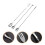 3 Pcs Multi Spoon Household Cocktail Stirrer Long Mixing 6