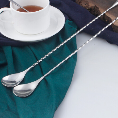 3 Pcs Multi Spoon Household Cocktail Stirrer Long Mixing 2