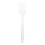 White Reusable Silicone Fork Practical Kitchen Cooking Tool 7
