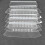 100Pièces Onglets Suspendus En Plastique Transparent Résistant 9