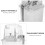 Small Portable Ice Chopper Manual White Kitchen Ice Crusher 9