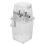 Small Portable Ice Chopper Manual White Kitchen Ice Crusher 4