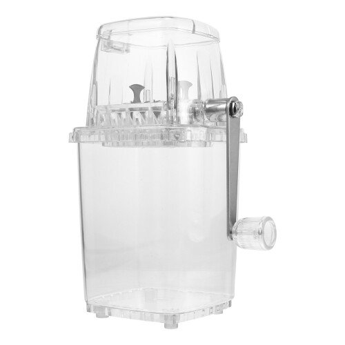 Small Portable Ice Chopper Manual White Kitchen Ice Crusher 2