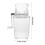 Small Portable Ice Chopper Manual White Kitchen Ice Crusher 8