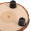 2Pièces Support Pot Plante Bois PP Usage Intérieur Extérieur 8