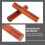 2Pcs Brown Wooden Incense Storage Container Durable Home Decor 9