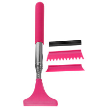 Window Scrubber Metal Pink For Car Window 1 Set